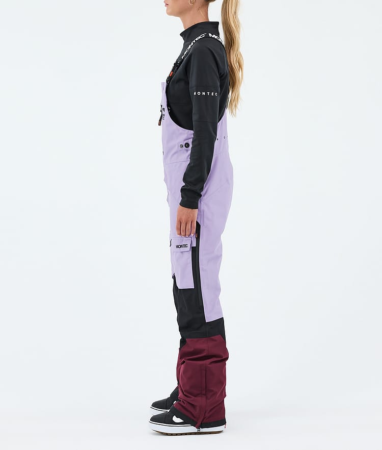 Montec Fawk W Snowboard Pants Women Faded Violet/Black/Burgundy, Image 3 of 7