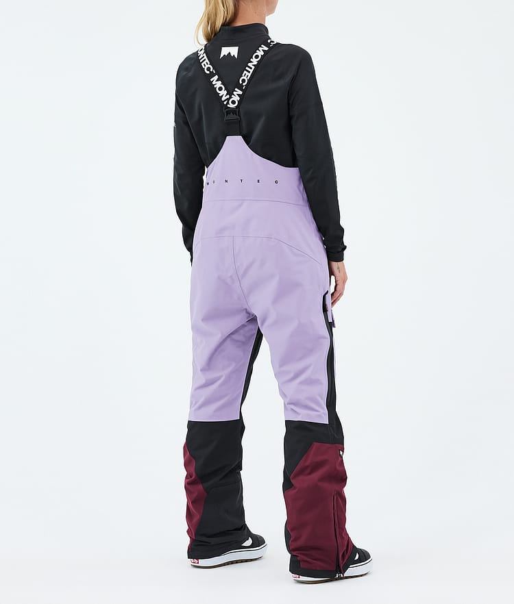 Montec Fawk W Snowboard Pants Women Faded Violet/Black/Burgundy, Image 4 of 7