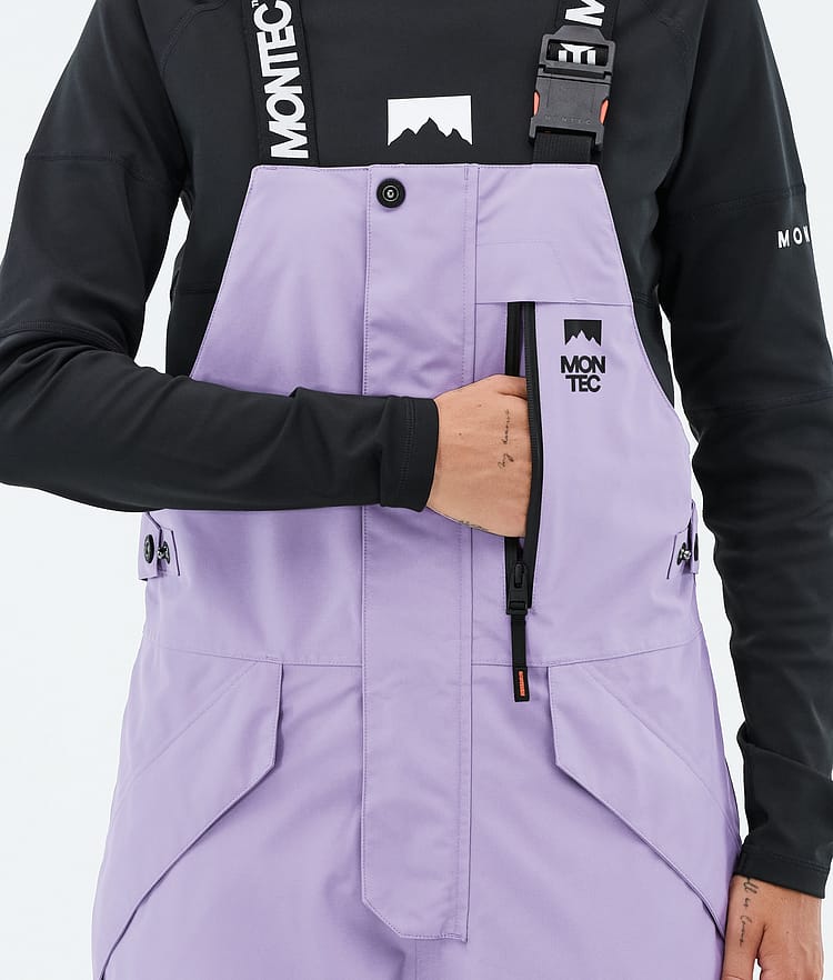Montec Fawk W Snowboard Pants Women Faded Violet/Black/Burgundy, Image 6 of 7