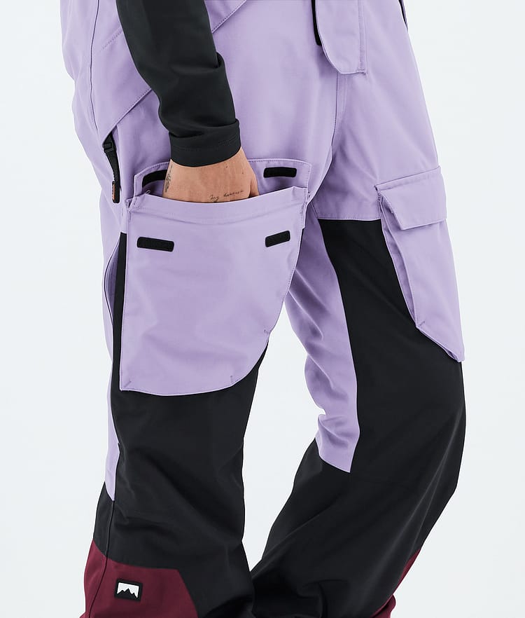 Montec Fawk W Skihose Damen Faded Violet/Black/Burgundy, Bild 7 von 7