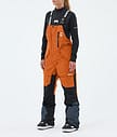Montec Fawk W Snowboard Pants Women Burned Orange/Black/Metal Blue