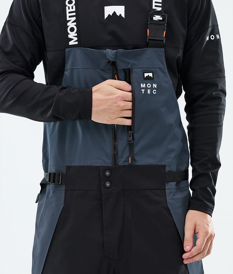 Montec Dozer Snowboard Pants Men Metal Blue/Black, Image 5 of 6