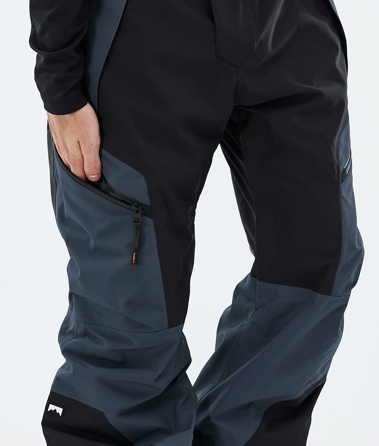 Montec Dozer Snowboard Pants Men Metal Blue/Black, Image 6 of 6