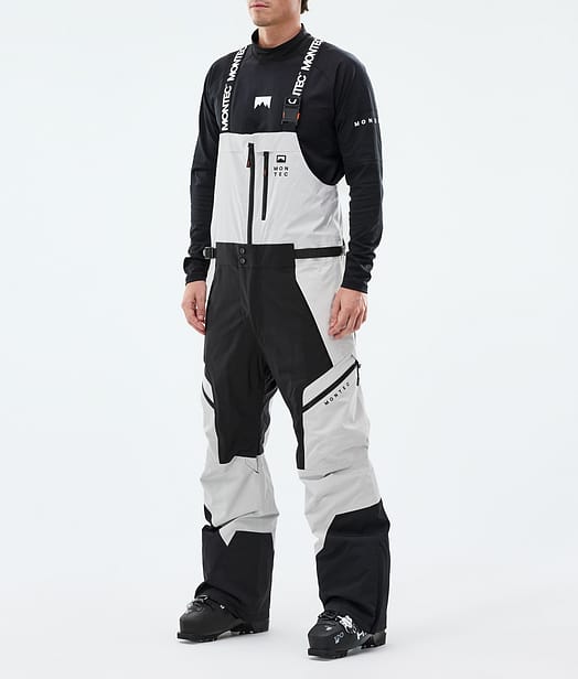 Montec Dozer Pantaloni Sci Uomo Light Grey/Black
