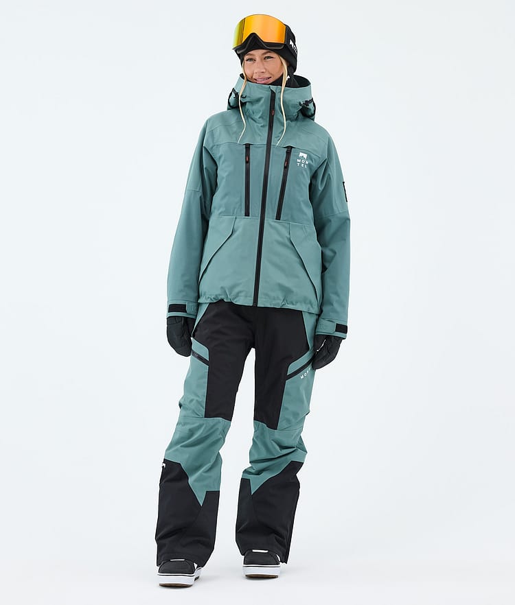Montec Dozer W Pantalones Snowboard Mujer Atlantic/Black, Image 2 of 7