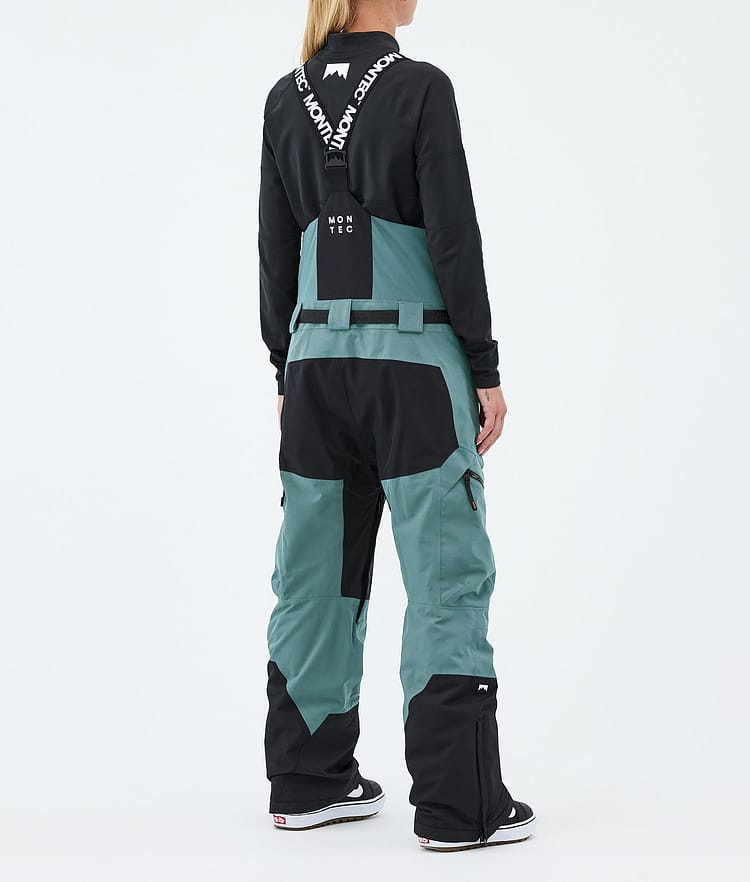Montec Dozer W Pantalones Snowboard Mujer Atlantic/Black, Image 4 of 7