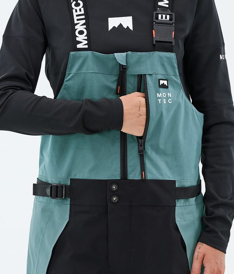 Montec Dozer W Pantalones Snowboard Mujer Atlantic/Black, Image 6 of 7