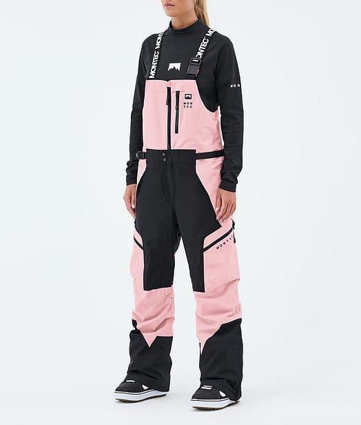 Montec Dozer W Snowboard Broek Dames Soft Pink/Black