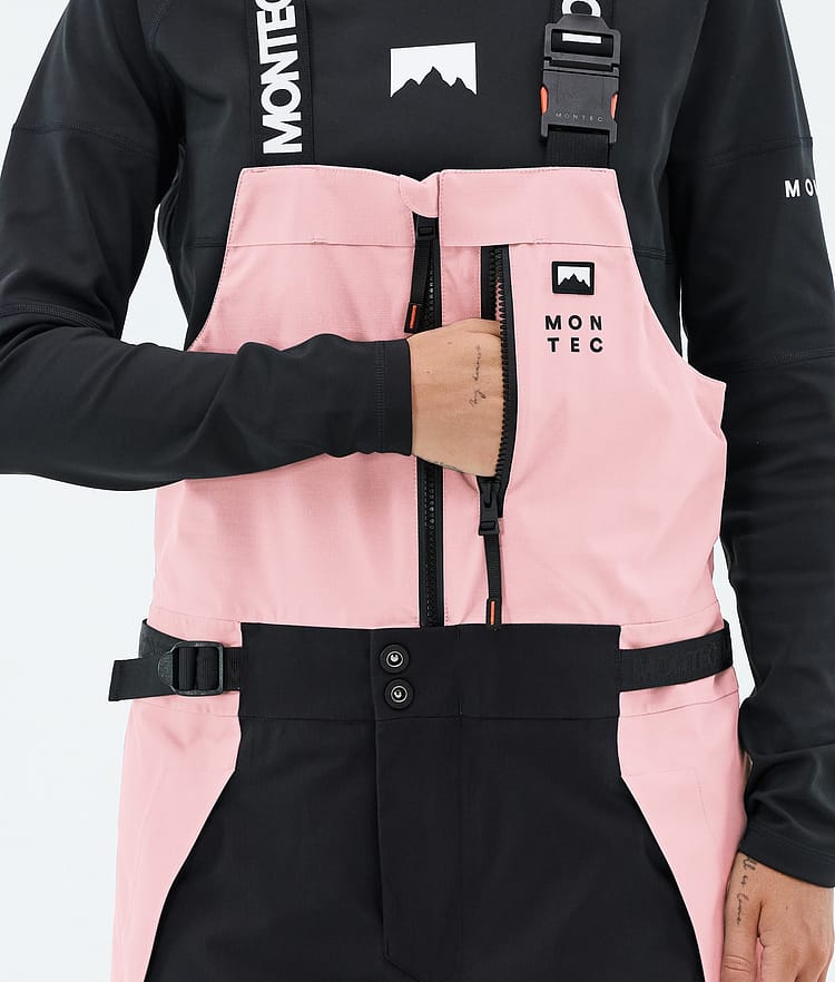 Montec Dozer W Pantaloni Sci Donna Soft Pink/Black, Image 6 of 7