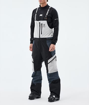 Montec Dozer Ski Pants Light Grey/Black/Metal Blue