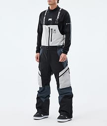 Montec Dozer Pantalones Snowboard Hombre Light Grey/Black/Metal Blue