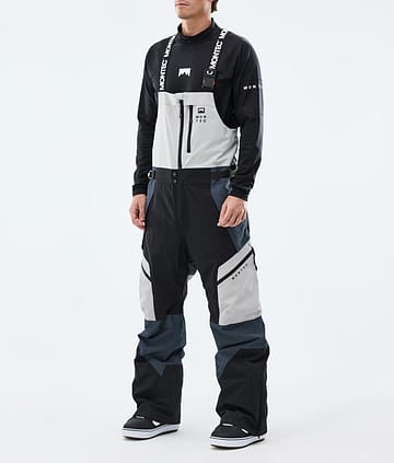 Montec Dozer Snowboard Broek Light Grey/Black/Metal Blue