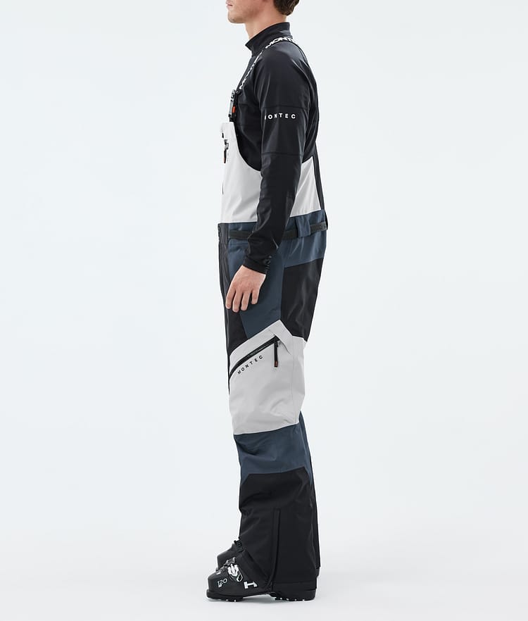Montec Dozer Pantaloni Sci Uomo Light Grey/Black/Metal Blue, Image 2 of 6