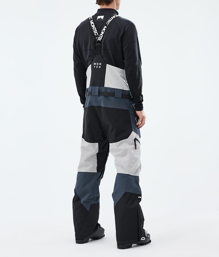 Montec Dozer Pantaloni Sci Uomo Light Grey/Black/Metal Blue, Image 3 of 6