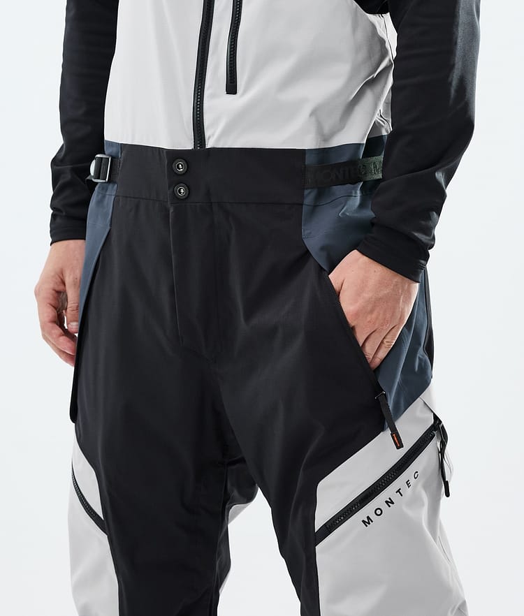 Montec Dozer Pantaloni Sci Uomo Light Grey/Black/Metal Blue, Image 4 of 6