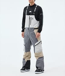 Montec Dozer Pantalones Snowboard Hombre Light Grey/Light Pearl/Sand