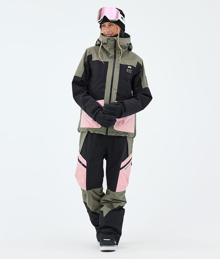 Montec Dozer W Snowboardhose Damen Soft Pink/Greenish/Black, Image 2 of 7