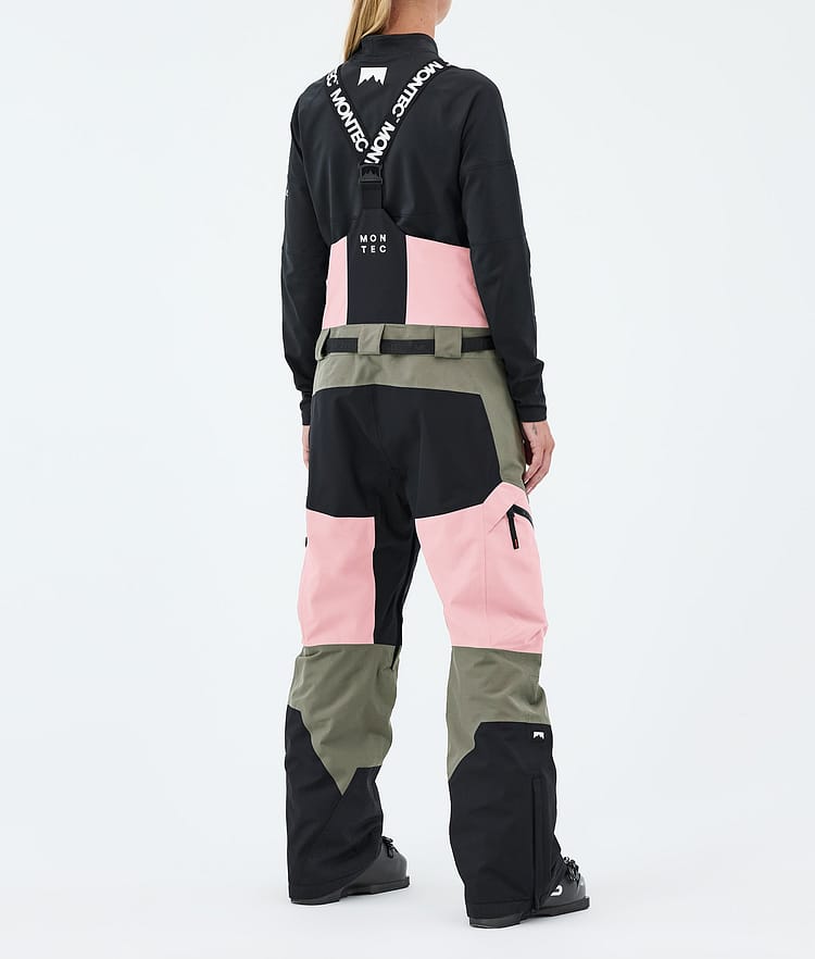 Montec Dozer W Pantaloni Sci Donna Soft Pink/Greenish/Black, Image 4 of 7