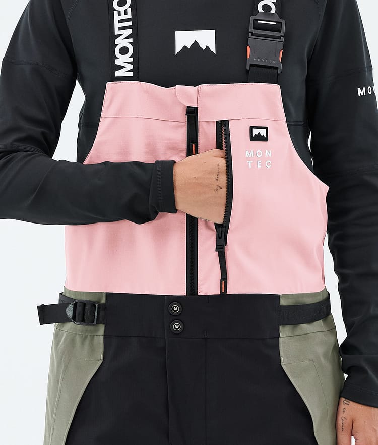 Montec Dozer W Snowboardhose Damen Soft Pink/Greenish/Black, Image 6 of 7