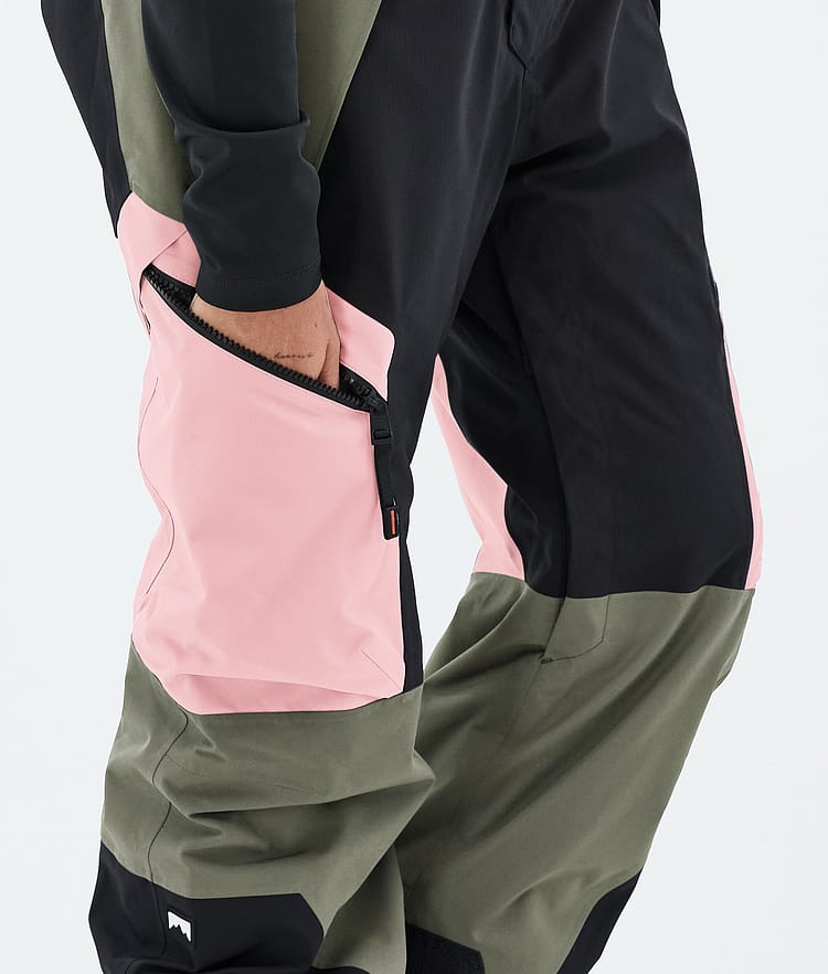 Montec Dozer W Snowboardhose Damen Soft Pink/Greenish/Black, Image 7 of 7