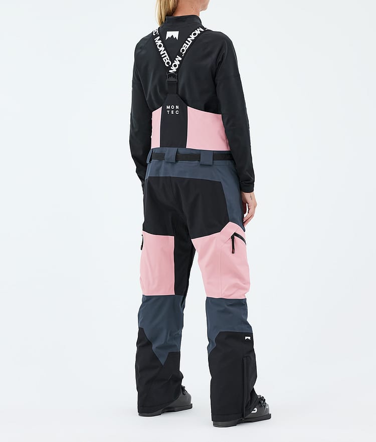 Montec Dozer W Pantaloni Sci Donna Soft Pink/Black/Metal Blue, Image 4 of 7