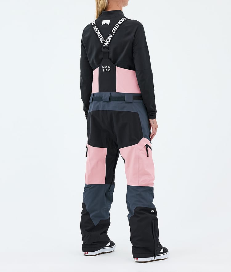Montec Dozer W Snowboardhose Damen Soft Pink/Black/Metal Blue, Image 4 of 7