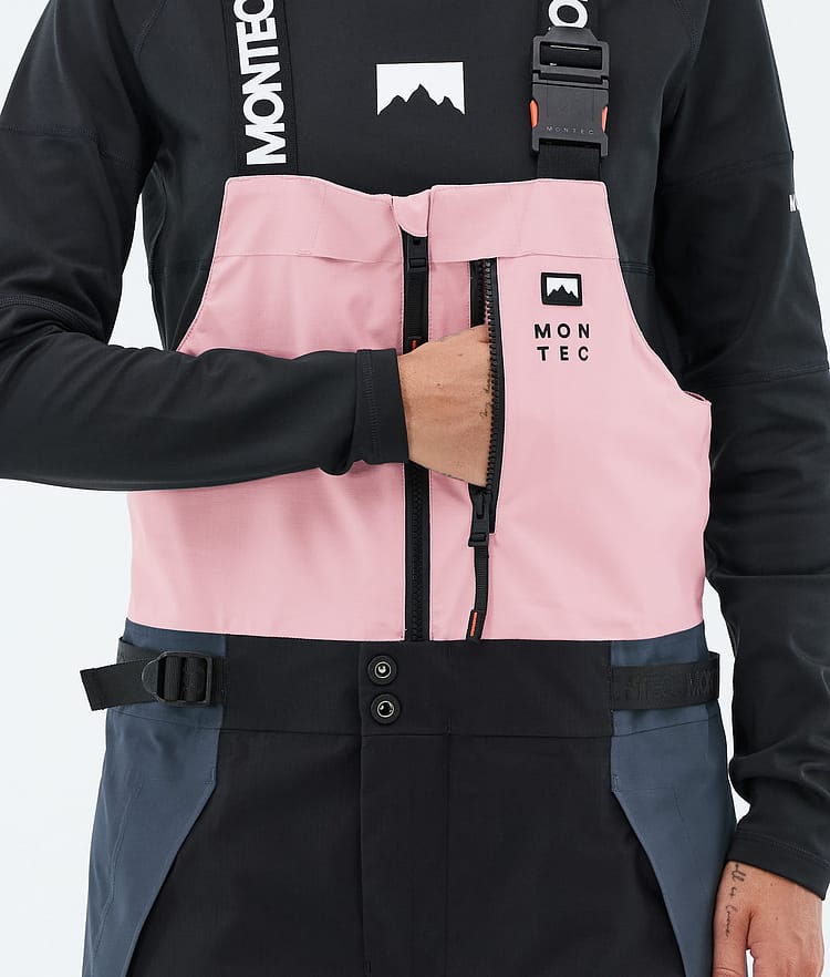 Montec Dozer W Snowboardhose Damen Soft Pink/Black/Metal Blue, Image 6 of 7