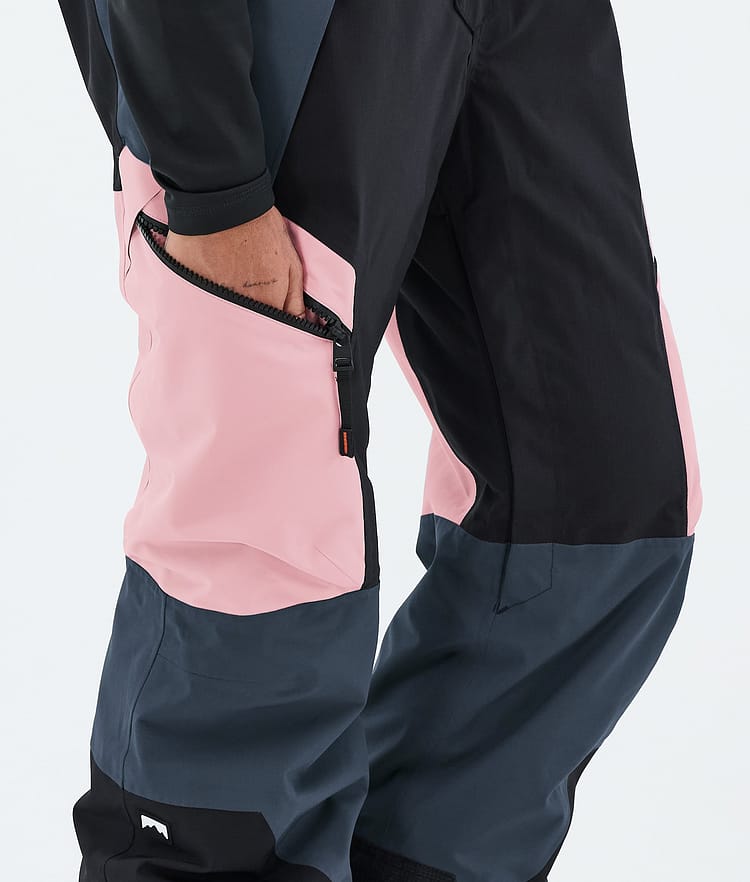 Montec Dozer W Pantaloni Sci Donna Soft Pink/Black/Metal Blue, Image 7 of 7