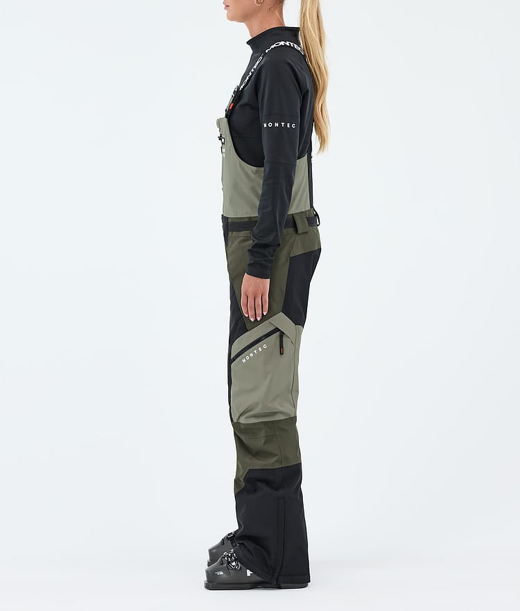 Montec Dozer W Pantaloni Sci Donna Greenish/Black/Olive Green, Image 3 of 7