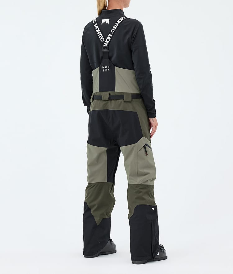 Montec Dozer W Pantaloni Sci Donna Greenish/Black/Olive Green, Image 4 of 7