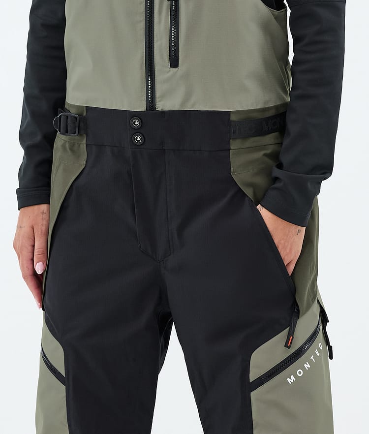 Montec Dozer W Pantalones Snowboard Mujer Greenish/Black/Olive Green, Image 5 of 7
