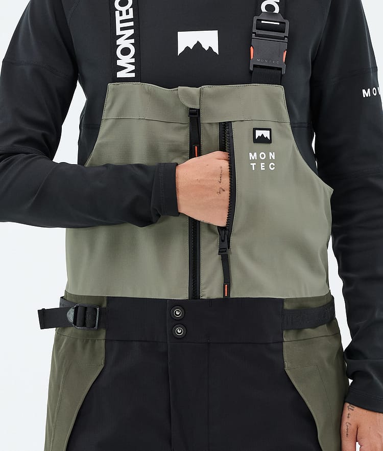 Montec Dozer W Pantaloni Sci Donna Greenish/Black/Olive Green, Image 6 of 7