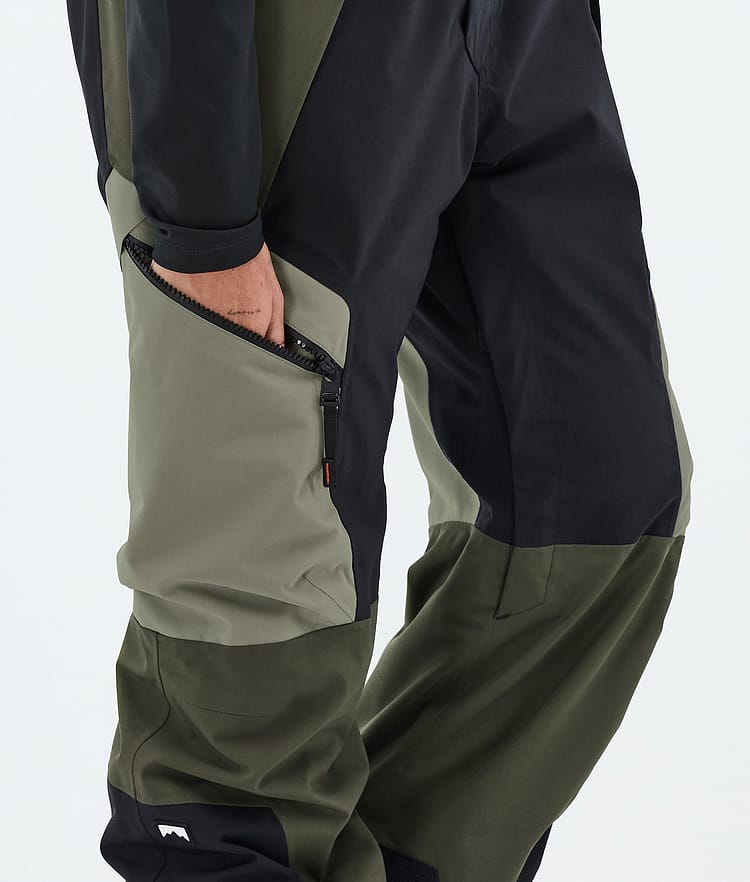 Montec Dozer W Pantalones Snowboard Mujer Greenish/Black/Olive Green, Image 7 of 7