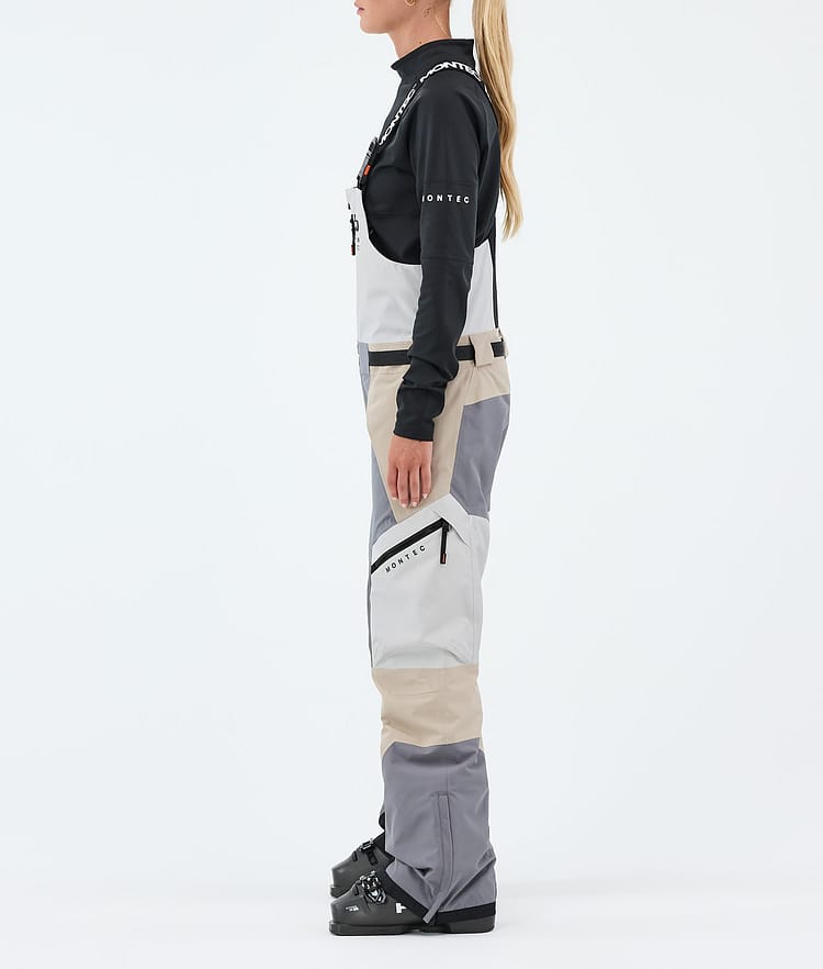 Montec Dozer W Pantaloni Sci Donna Light Grey/Light Pearl/Sand, Image 3 of 7