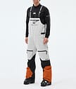 Montec Arch Pantaloni Sci Uomo Light Grey/Black/Burned Orange