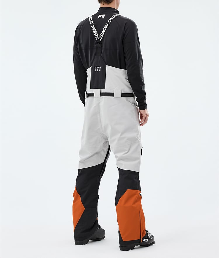 Montec Arch Ski Pants Men Light Grey/Black/Burned Orange, Image 3 of 6