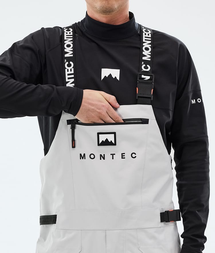 Montec Arch Ski Pants Men Light Grey/Black/Burned Orange, Image 5 of 6