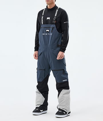 Montec Arch Snowboard Pants Metal Blue/Black/Light Grey
