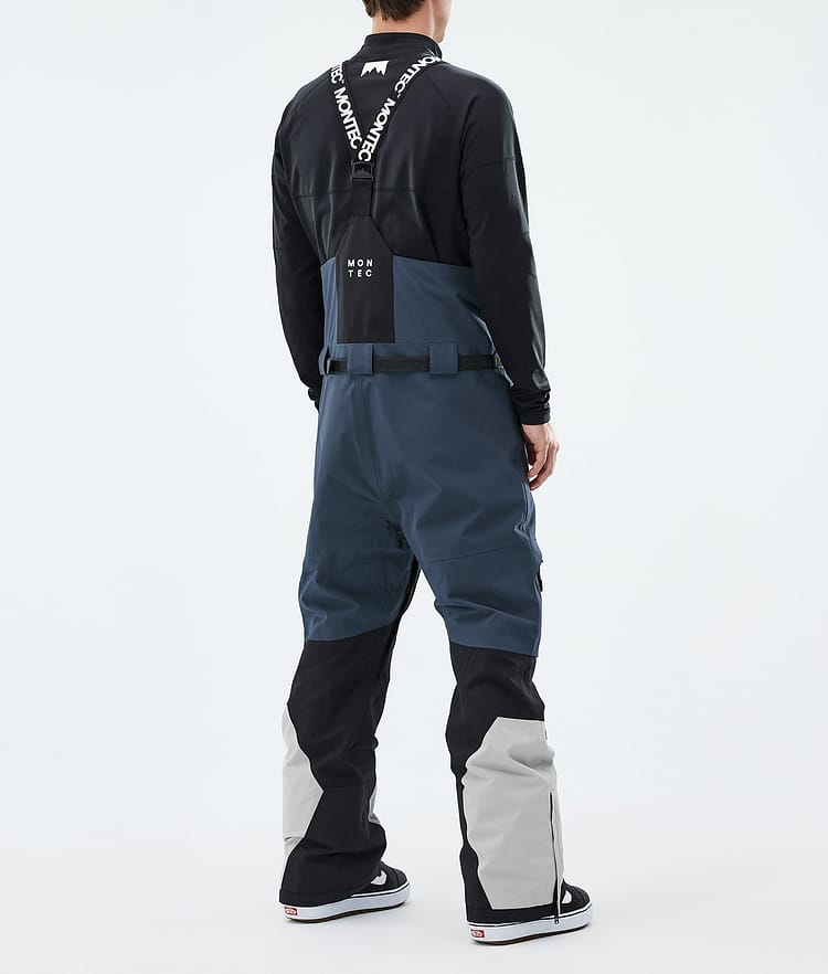 Montec Arch Snowboard Pants Men Metal Blue/Black/Light Grey, Image 3 of 6