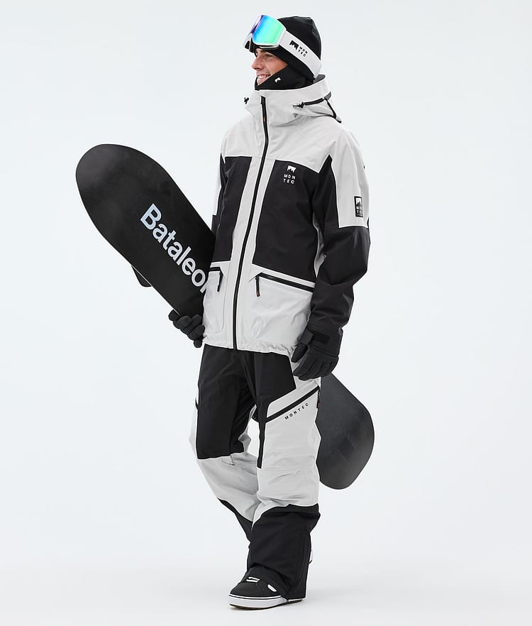 Montec Morpheus Veste Snowboard Homme Light Grey/Black, Image 2 of 9
