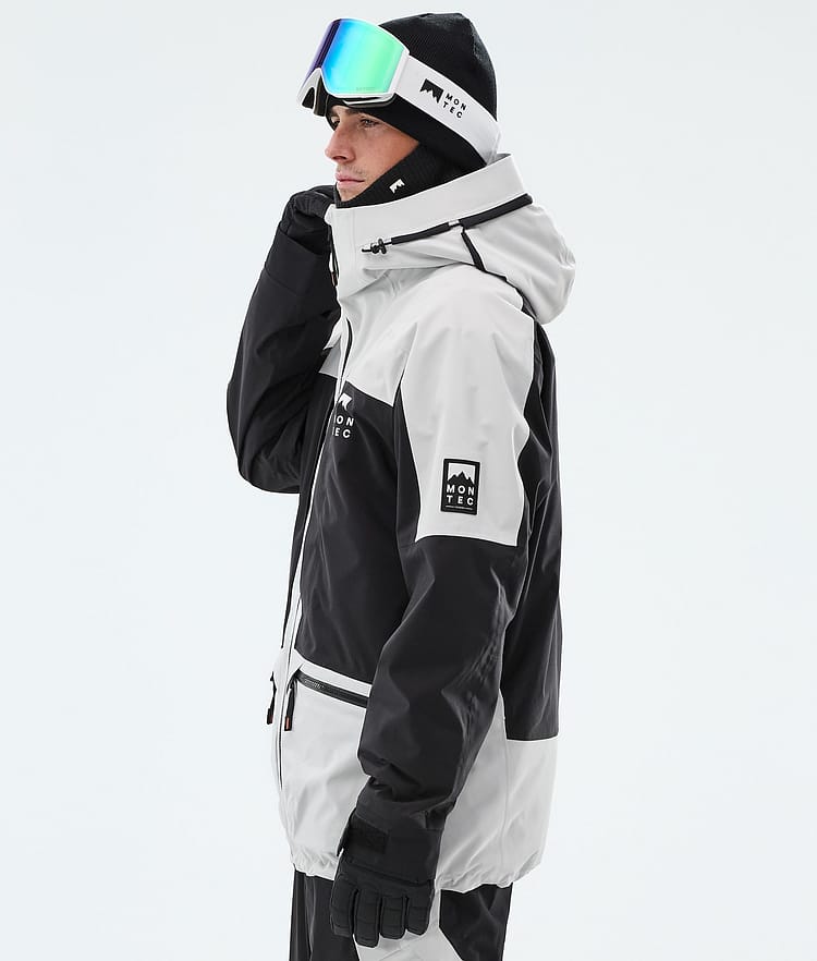Montec Morpheus Skijakke Herre Light Grey/Black, Image 5 of 9