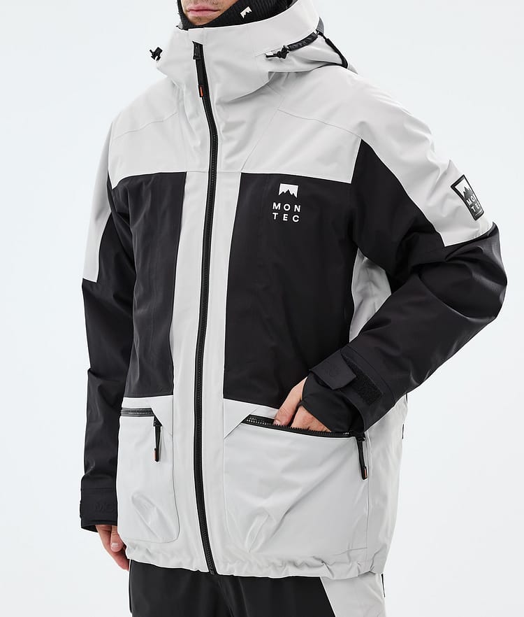 Montec Morpheus Veste Snowboard Homme Light Grey/Black, Image 7 of 9