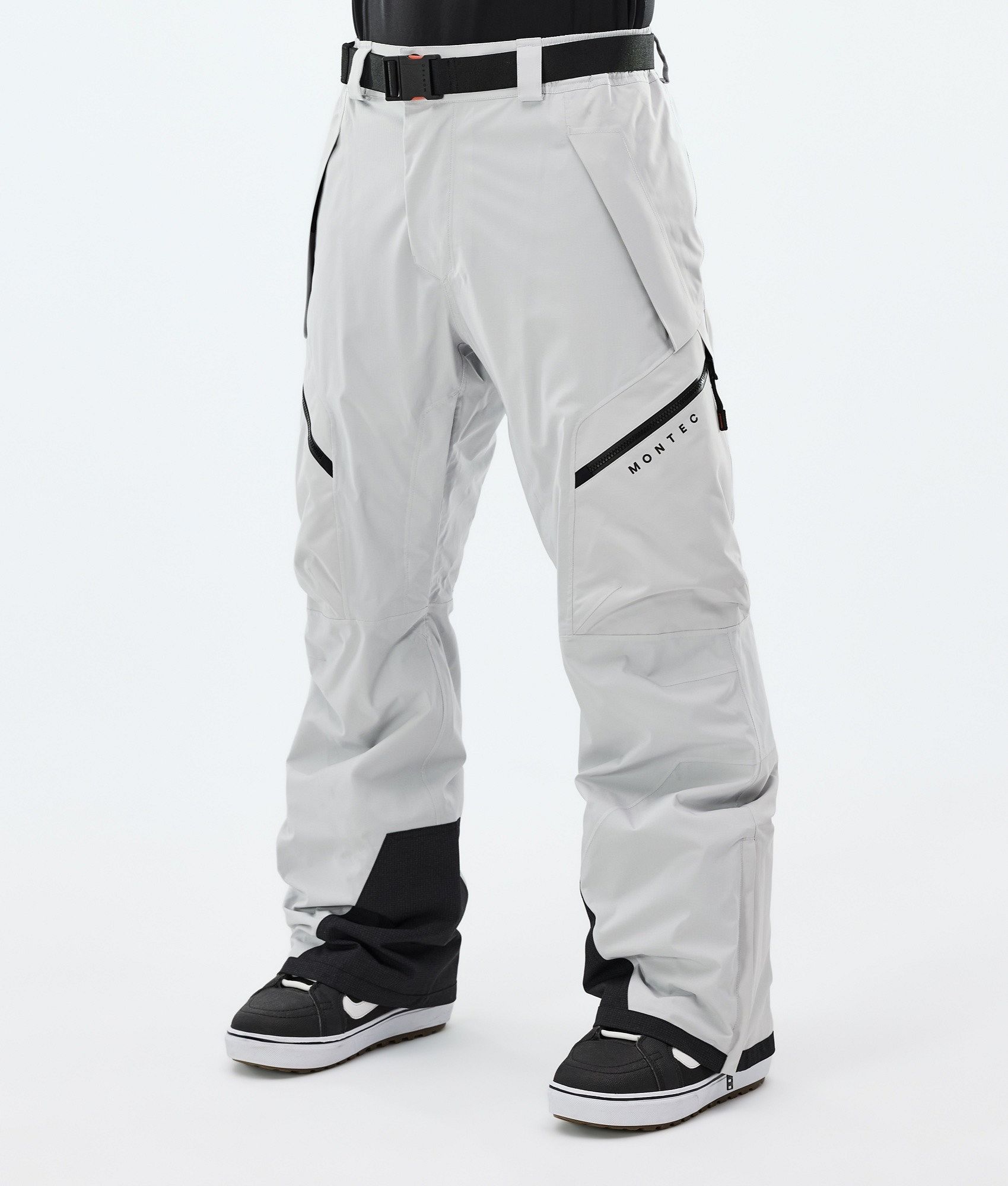 Montec Apoc Spodnie Snowboardowe Mężczyźni - Light Grey