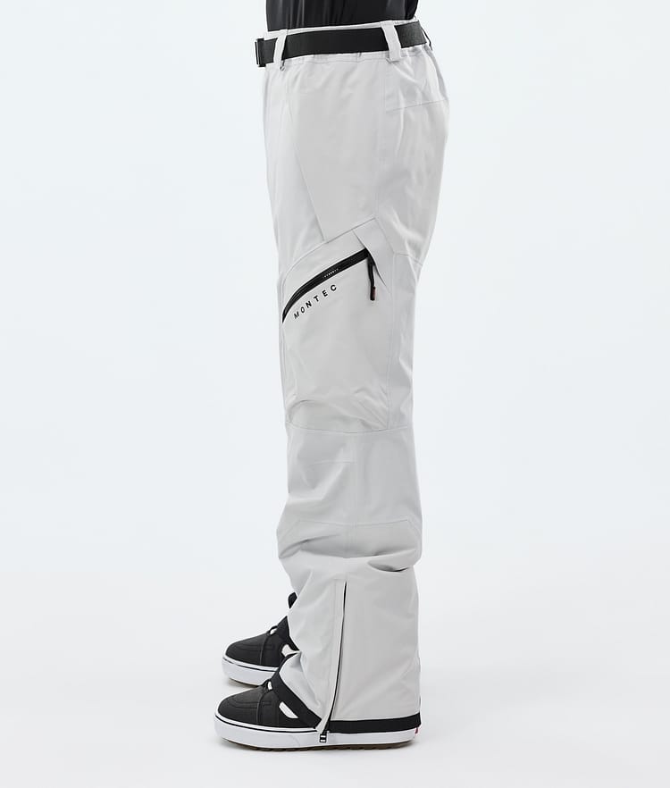 Montec Apoc Pantalon de Snowboard Homme Light Grey, Image 2 of 5