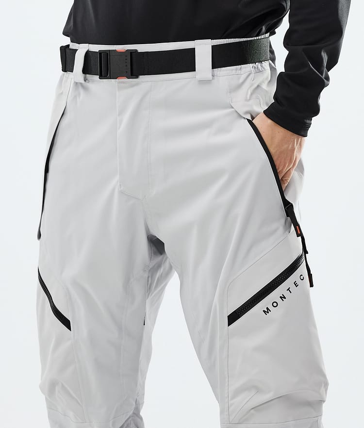 Montec Apoc Pantalon de Snowboard Homme Light Grey, Image 4 of 5