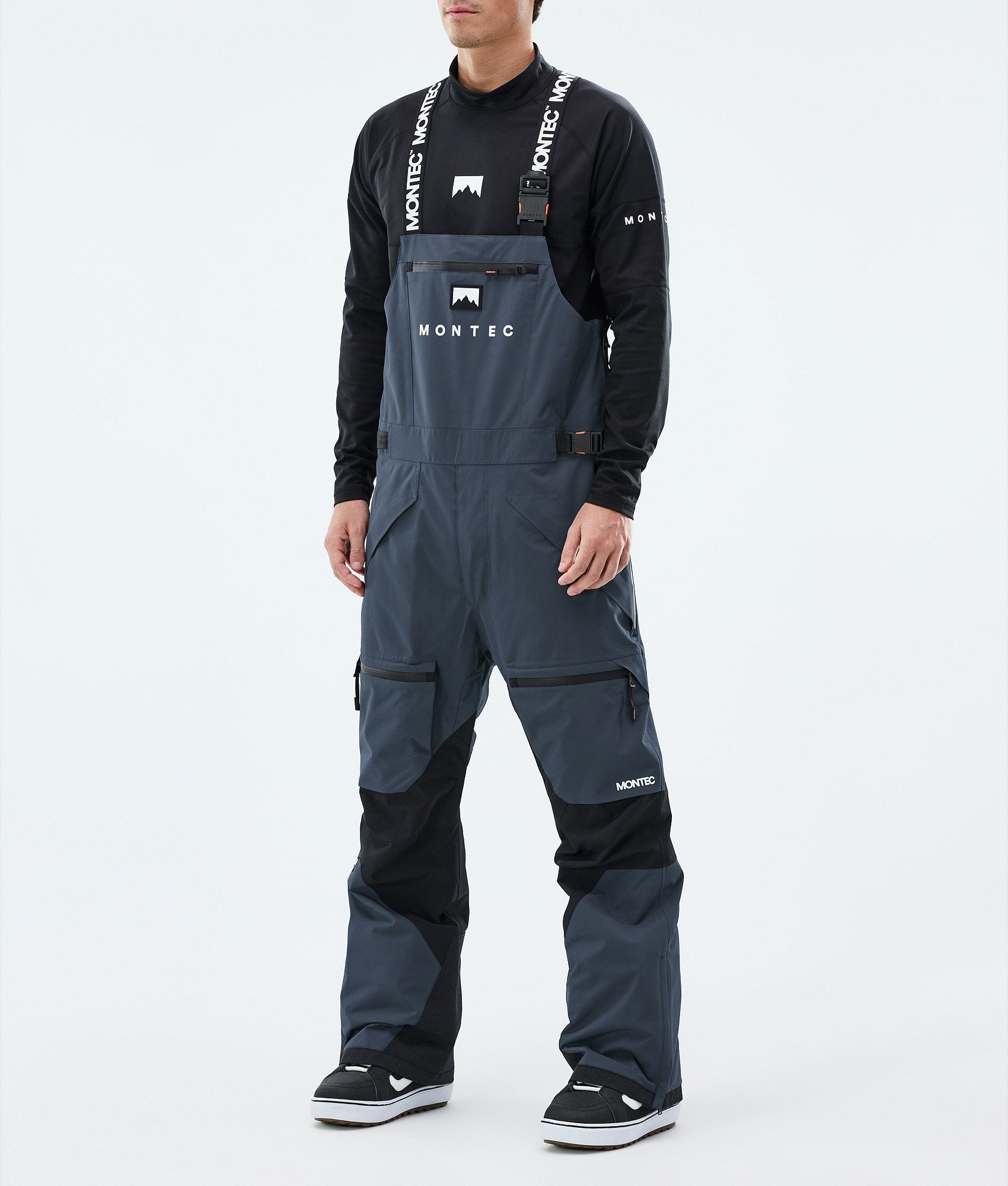 Montec Arch Spodnie Snowboardowe Mężczyźni - Metal Blue/Black