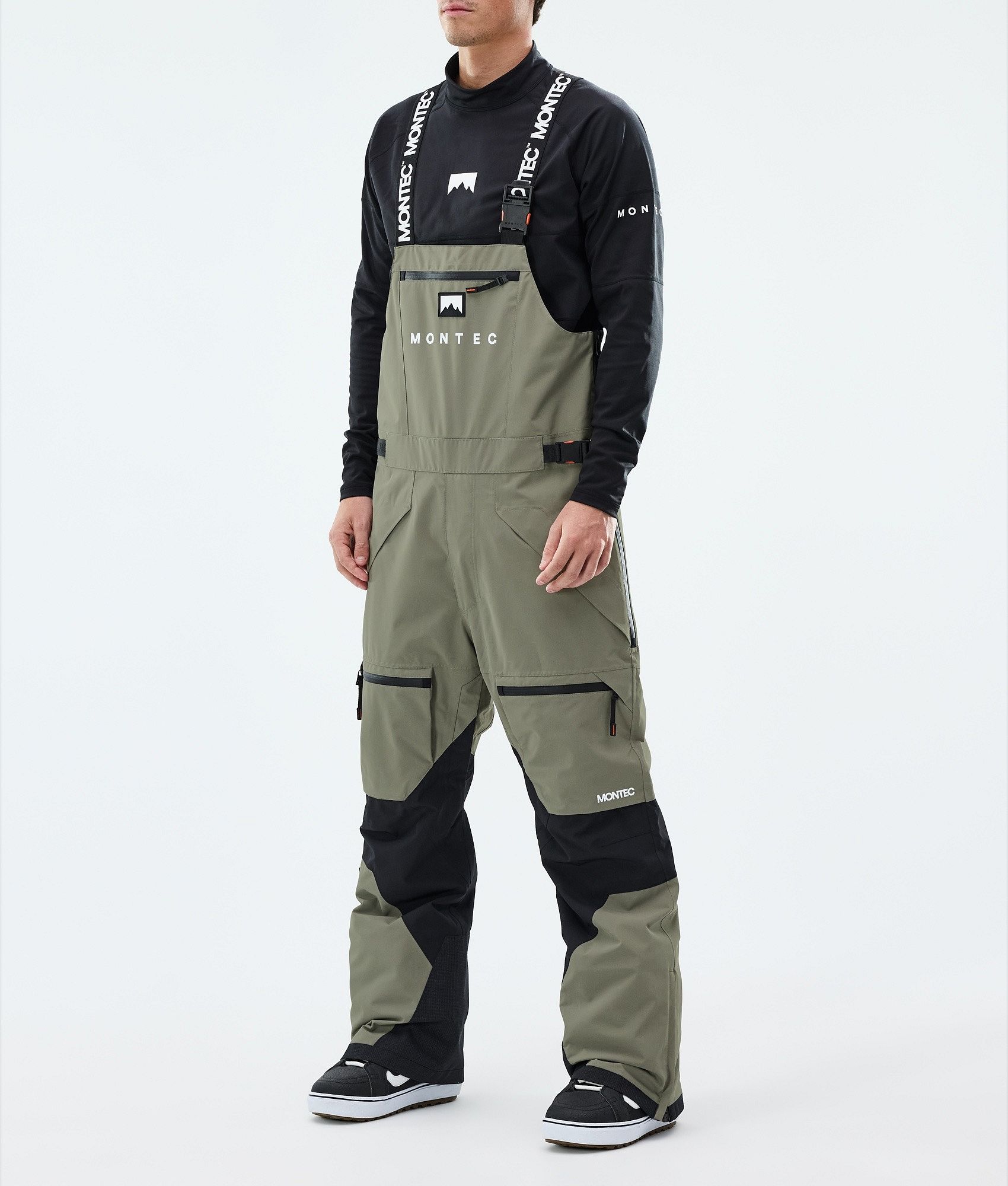 Montec Arch Spodnie Snowboardowe Mężczyźni - Greenish/Black