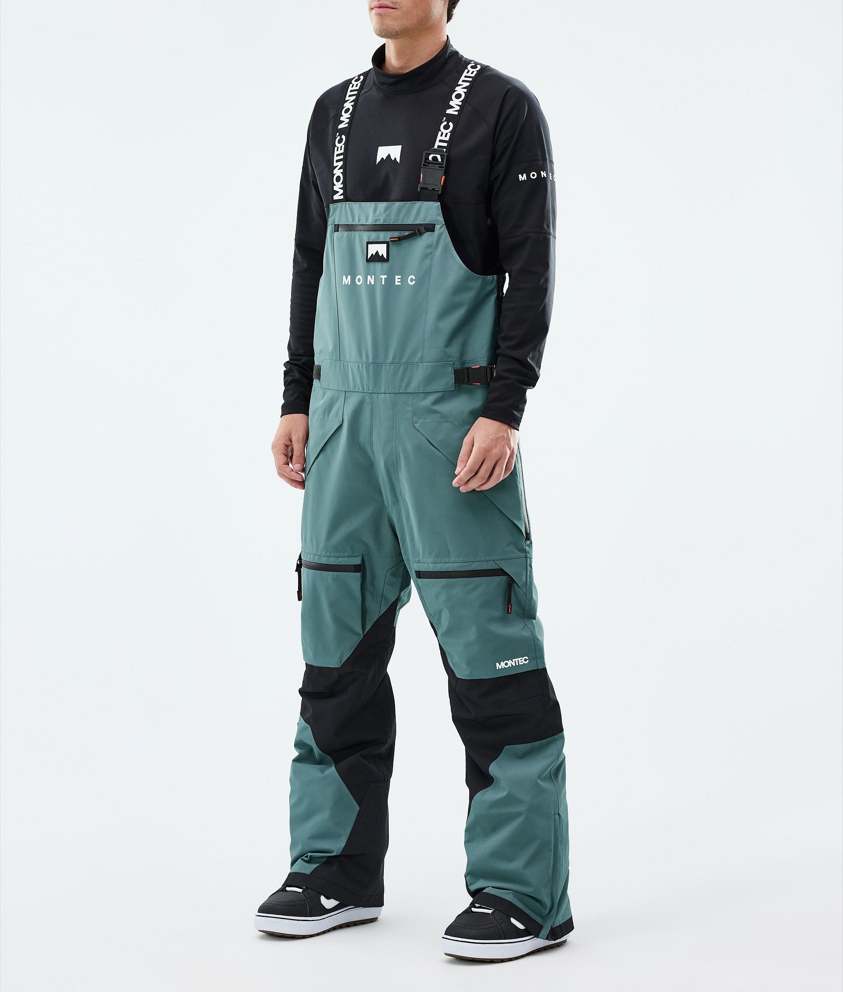 Montec Arch Spodnie Snowboardowe Mężczyźni - Atlantic/Black