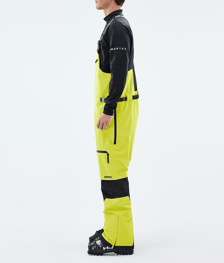 Montec Arch Spodnie Narciarskie Mężczyźni Bright Yellow/Black, Zdjęcie 2 z 6