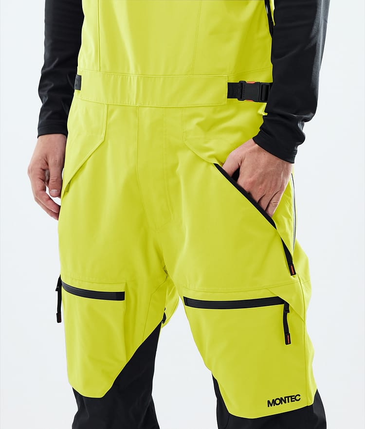 Montec Arch Spodnie Narciarskie Mężczyźni Bright Yellow/Black, Zdjęcie 4 z 6